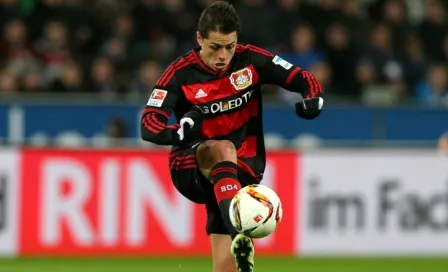 Chicharito, un gol en seis partidos con Bayer Leverkusen