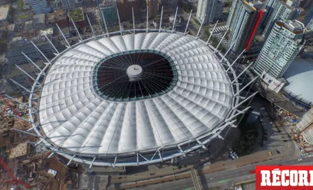 Abren techo del BC Place Stadium previo a juego del Tri