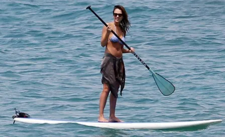 Jessica Alba, una experta en el Paddle Surf