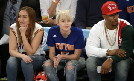 Miley Cyrus 'enloquece' con Porzingis en la duela 