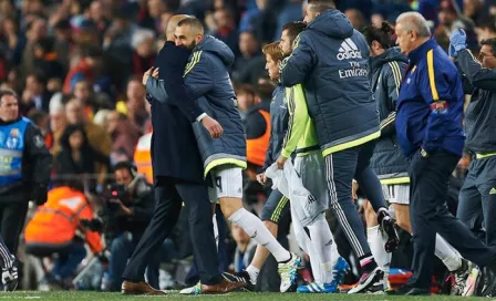 Zidane, contento por ganar en el Camp Nou