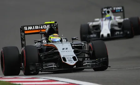 Checo Pérez y Guti, sin puntos en el GP de China