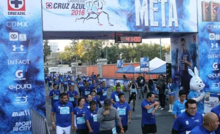 Carrera Cruz Azul 2016, un éxito en los aficionados