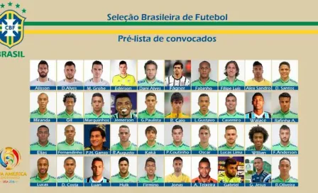 Brasil da a conocer prelista para Copa América Centenario