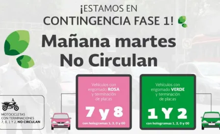 Habrá 'Doble Hoy No Circula' este martes 3 de mayo