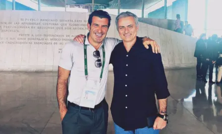 Luis Figo y Mou disfrutan de la CDMX