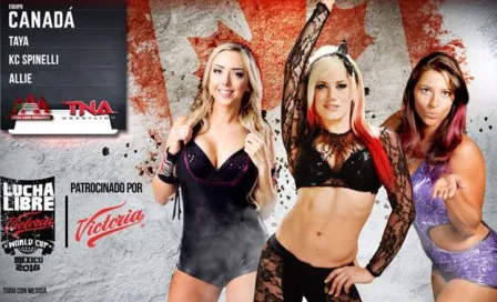 Taya liderará a Canadá en Mundial de Lucha Libre