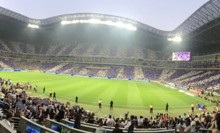 Afición de Rayados hace mosaico previo a partido contra América