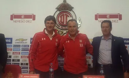 Toluca presenta a Hernán Cristante como su nuevo DT