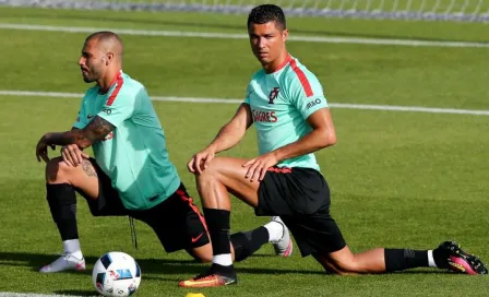 CR7 y Pepe se reportan con la selección de Portugal 