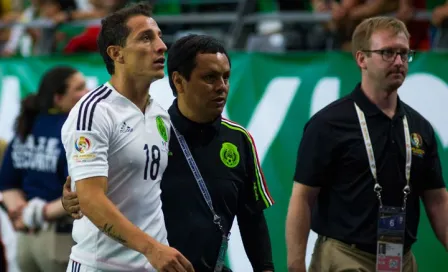 Guardado no entrena con el Tri por lesión