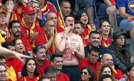 Español ciego conmueve en la Eurocopa