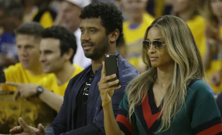 Russell Wilson, presente en la Final de la NBA 