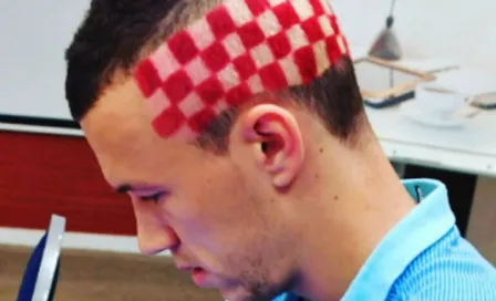 Perisic lleva los colores de Croacia hasta en la cabeza