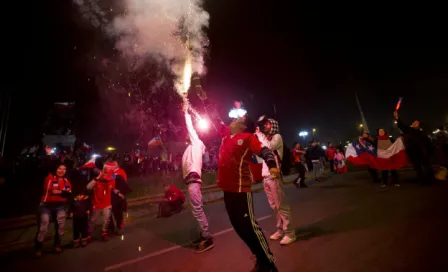 Afición chilena festeja a lo grande título de Copa América Centenario