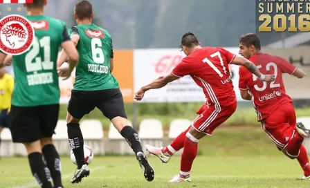 Pulido vuelve a marcar en pretemporada de Olympiacos