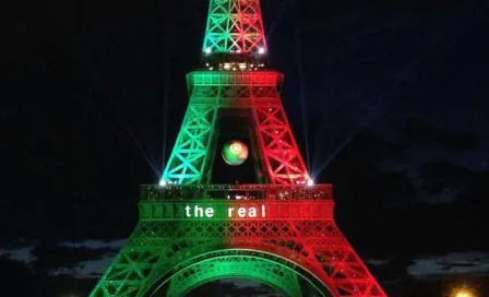 Torre Eiffel 'se viste' con colores de Portugal