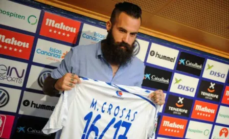 Marc Crosas es presentado con el Tenerife