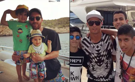 Cristiano Ronaldo y Messi coinciden de vacaciones en Ibiza 