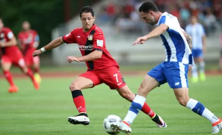 Chicharito se estrena con Bayer contra 'mexican' Porto