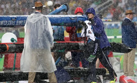 Atletismo, suspendido por tormenta en Estadio Olímpico 