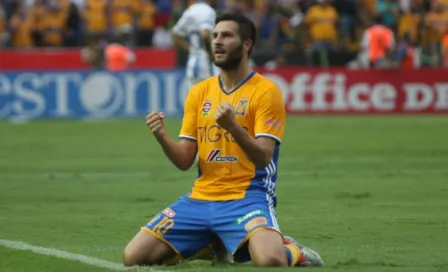 Niño francés alienta a Tigres en el baño, inspirado en Gignac