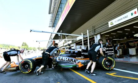 Checo Pérez sorprende en primeras prácticas de Bélgica