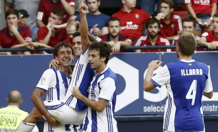 Vela y la Real consiguen primer triunfo a costa de Osasuna