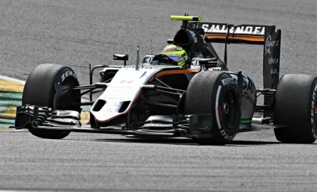 Checo Pérez se luce en el GP de Bélgica