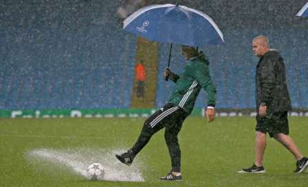 City vs Gladbach, pospuesto por tormenta eléctrica