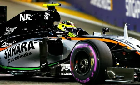 Checo Pérez brilla en el GP de Singapur 