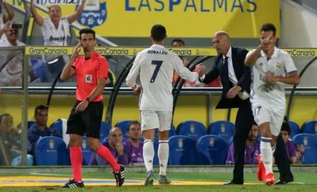 Zidane justifica cambio de CR7 para darle descanso 