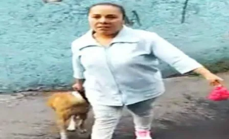 #LadyPitbull, mujer que amenaza a otros con perro