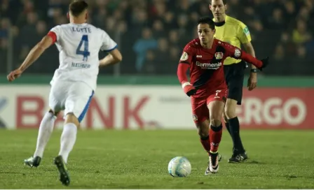 Chicharito y Leverkusen, eliminados de la Copa Alemana 