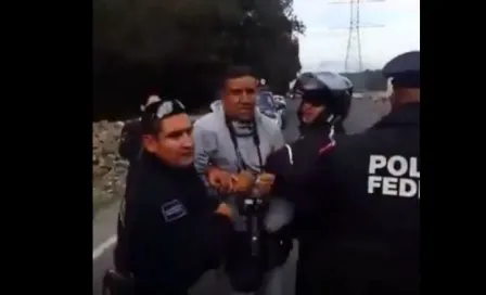 Policía Federal agrede a periodista en Edomex