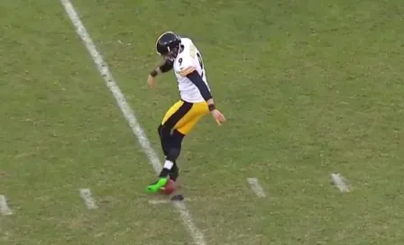 Pateador de Steelers hace un 'epic fail' al intentar una Rabona