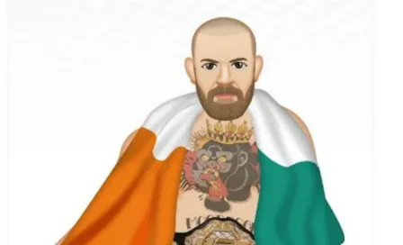 McGregor y sus extravagantes facetas en emoticones