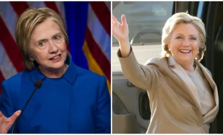 Hillary luce drástico cambio de imagen tras elecciones