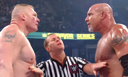 Goldberg vence a Brock Lesnar en menos de 3 minutos