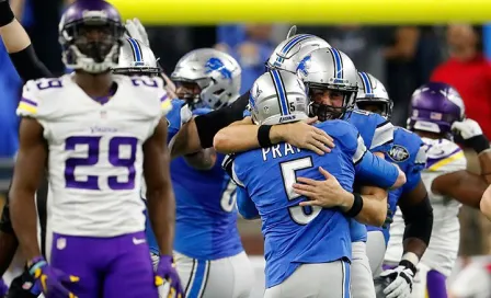 Lions se roba cima de NFC Norte a costa de Vikings