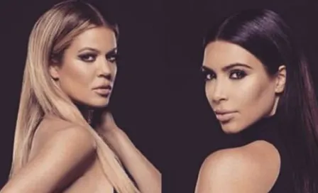 Kim y Khloé protagonizan 'guerra de nalgadas' en la arena