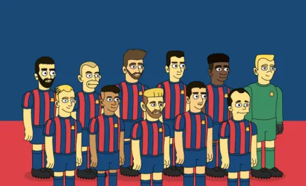 Barça y Real Madrid son caricaturizados al estilo Simpsons