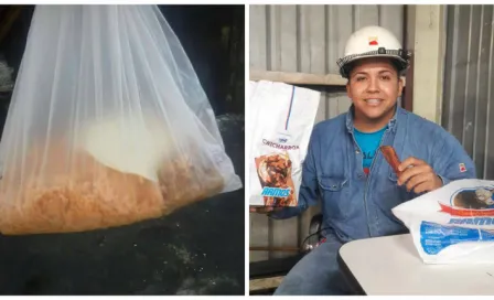 Hombre gana comida tras quejarse de lunch en bolsa