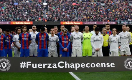 Barça y Real Madrid se unen por el Chapecoense