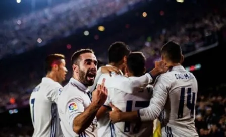 Carvajal 'pinta dedo' a la afición blaugrana en el Clásico