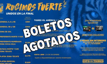 Abonados de Tigres agotan boletos para Final contra América