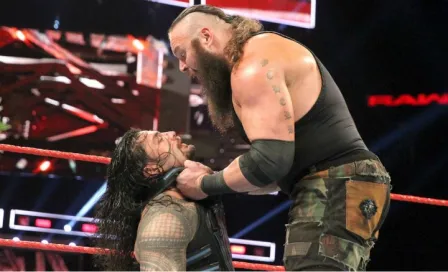 Braun Strowman 'destroza' a Reigns y Rollins