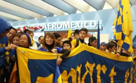 Afición de Tigres hace 'fiesta' para despedir a su equipo