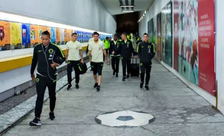 América llega en completa calma al estadio Azteca