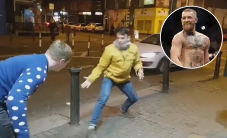 McGregor sorprende a sus imitadores y les da 'regalito' en Dublín 